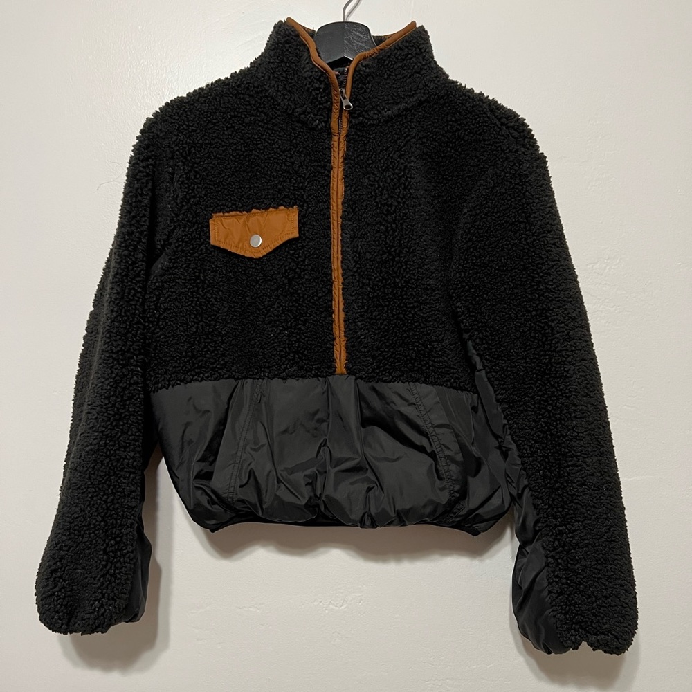 Frame Black Fleece Mix Pullover